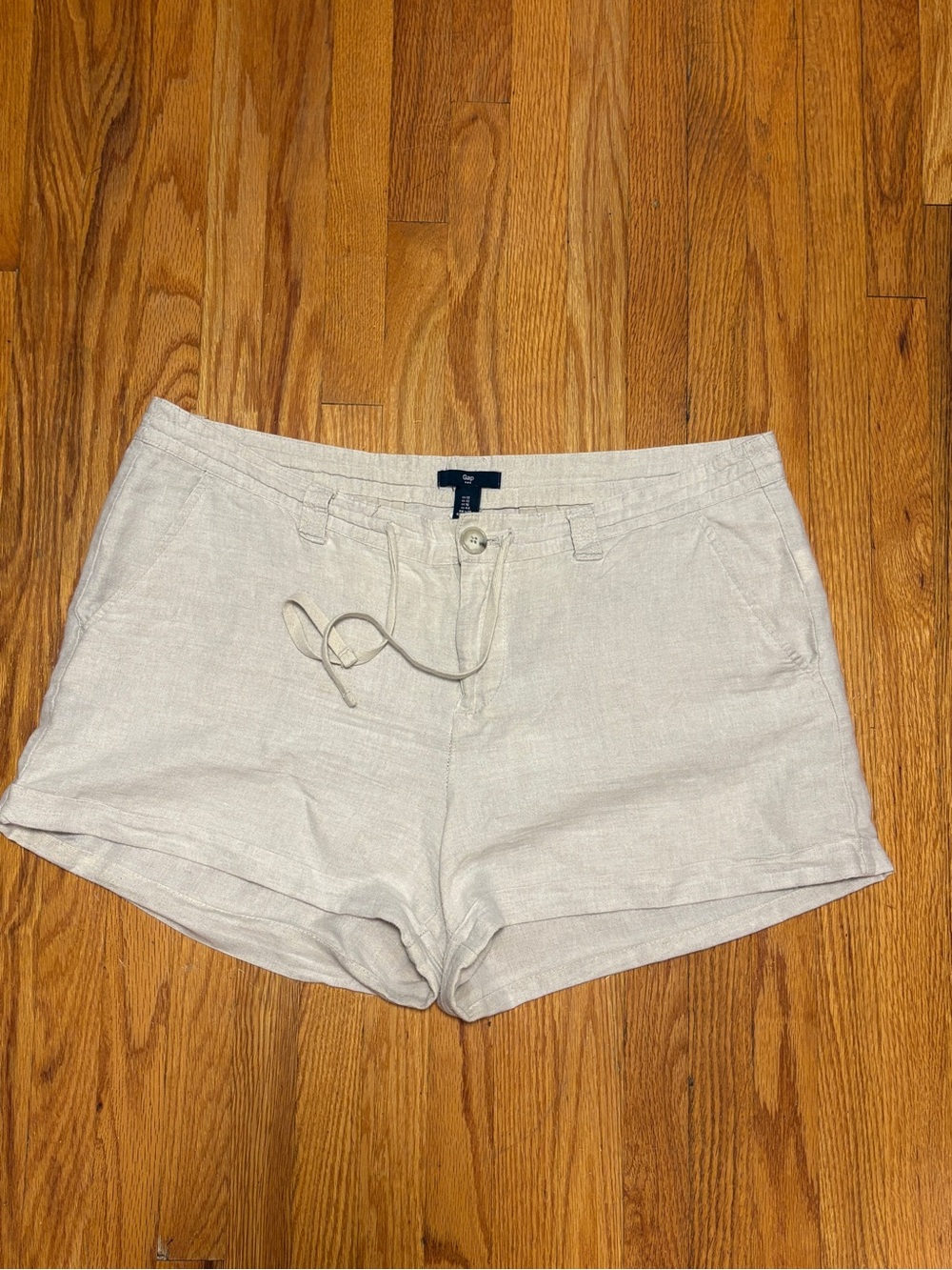 GAP Flax Linen/Cotton Size 12 Shorts - Picture 3 of 6